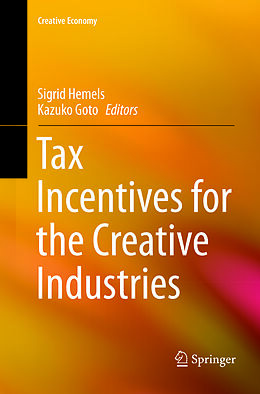 Couverture cartonnée Tax Incentives for the Creative Industries de 