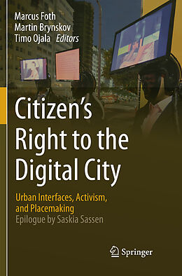 Couverture cartonnée Citizen s Right to the Digital City de 