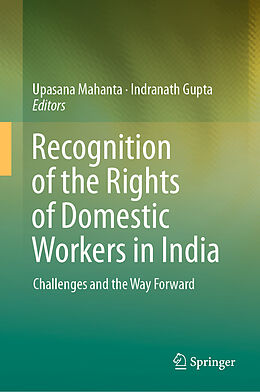 Livre Relié Recognition of the Rights of Domestic Workers in India de 