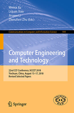 Couverture cartonnée Computer Engineering and Technology de 