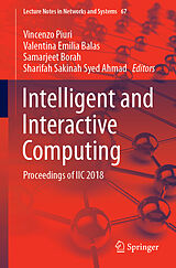 Couverture cartonnée Intelligent and Interactive Computing de 