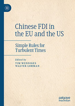 Livre Relié Chinese FDI in the EU and the US de 