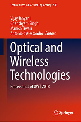 Fester Einband Optical and Wireless Technologies von 