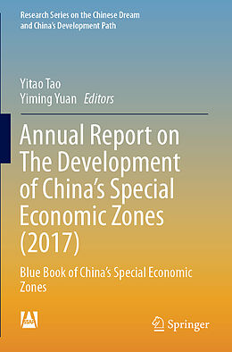 Couverture cartonnée Annual Report on The Development of China's Special Economic Zones (2017) de 