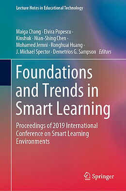 Fester Einband Foundations and Trends in Smart Learning von Zhong-Liang Zhang