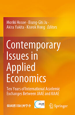 Couverture cartonnée Contemporary Issues in Applied Economics de 