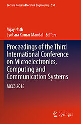 Couverture cartonnée Proceedings of the Third International Conference on Microelectronics, Computing and Communication Systems de 