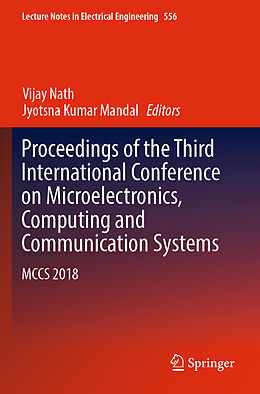 Kartonierter Einband Proceedings of the Third International Conference on Microelectronics, Computing and Communication Systems von 