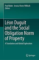 eBook (pdf) Léon Duguit and the Social Obligation Norm of Property de 