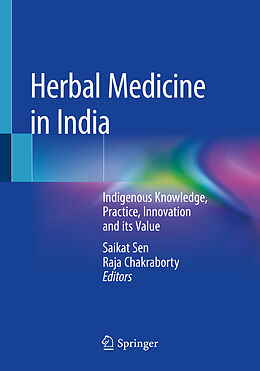 Couverture cartonnée Herbal Medicine in India de 