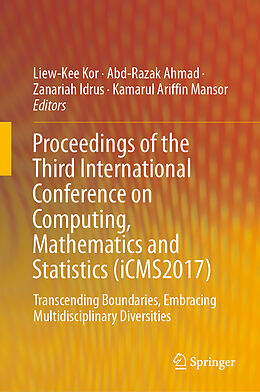Fester Einband Proceedings of the Third International Conference on Computing, Mathematics and Statistics (iCMS2017) von 