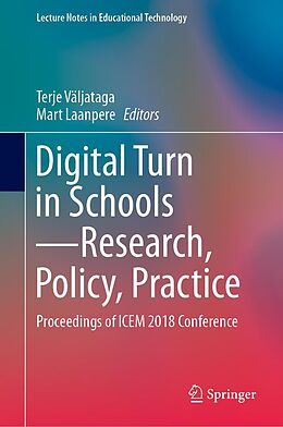 eBook (pdf) Digital Turn in Schools-Research, Policy, Practice de 