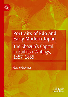 Couverture cartonnée Portraits of Edo and Early Modern Japan de Gerald Groemer
