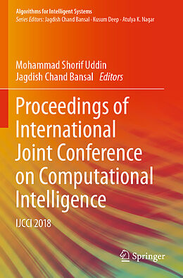 Kartonierter Einband Proceedings of International Joint Conference on Computational Intelligence von 