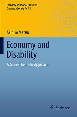 Kartonierter Einband Economy and Disability von Akihiko Matsui