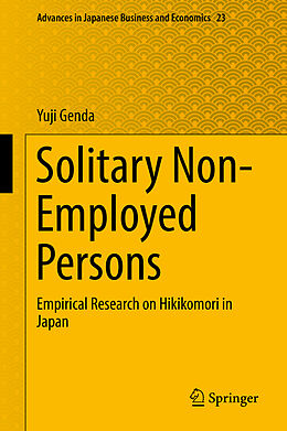 Livre Relié Solitary Non-Employed Persons de Yuji Genda