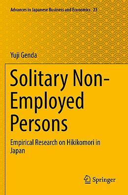 Couverture cartonnée Solitary Non-Employed Persons de Yuji Genda