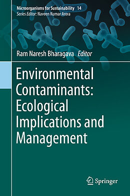 Livre Relié Environmental Contaminants: Ecological Implications and Management de 