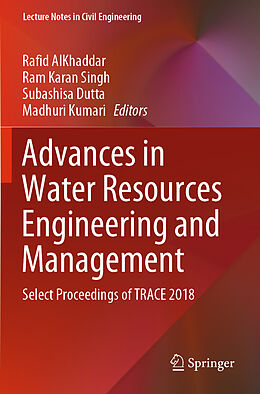 Couverture cartonnée Advances in Water Resources Engineering and Management de 