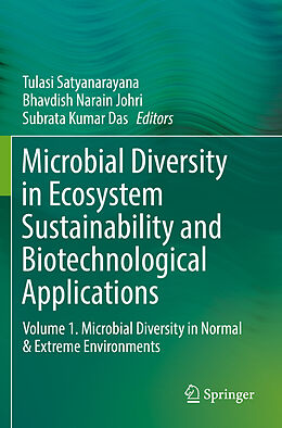 Couverture cartonnée Microbial Diversity in Ecosystem Sustainability and Biotechnological Applications de 