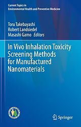 eBook (pdf) In Vivo Inhalation Toxicity Screening Methods for Manufactured Nanomaterials de 