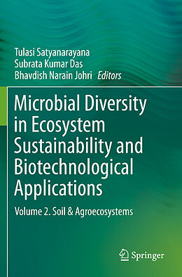 Couverture cartonnée Microbial Diversity in Ecosystem Sustainability and Biotechnological Applications de 