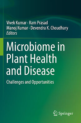 Couverture cartonnée Microbiome in Plant Health and Disease de 