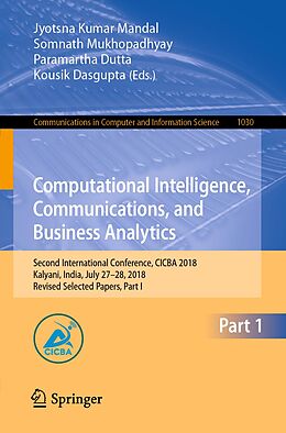 eBook (pdf) Computational Intelligence, Communications, and Business Analytics de 