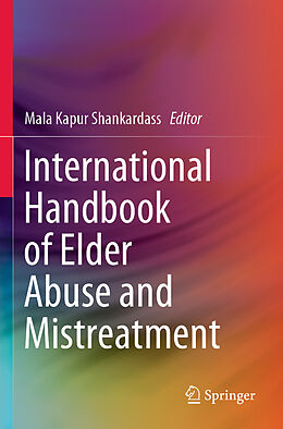 Couverture cartonnée International Handbook of Elder Abuse and Mistreatment de 