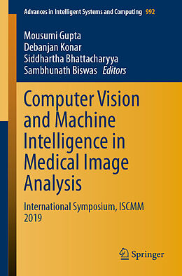 Couverture cartonnée Computer Vision and Machine Intelligence in Medical Image Analysis de 