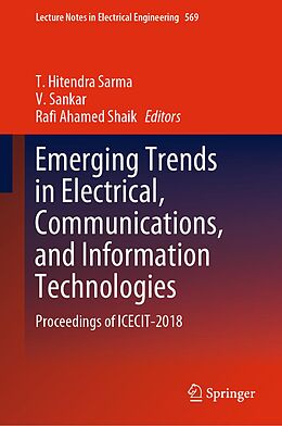 E-Book (pdf) Emerging Trends in Electrical, Communications, and Information Technologies von 