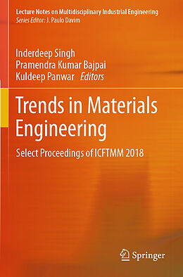 Kartonierter Einband Trends in Materials Engineering von 