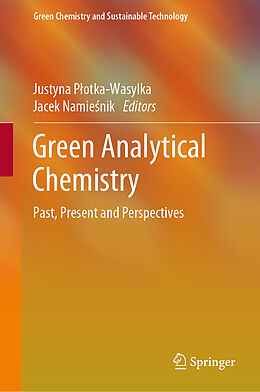 Livre Relié Green Analytical Chemistry de 