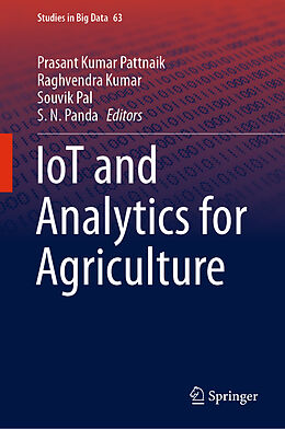 Livre Relié IoT and Analytics for Agriculture de 