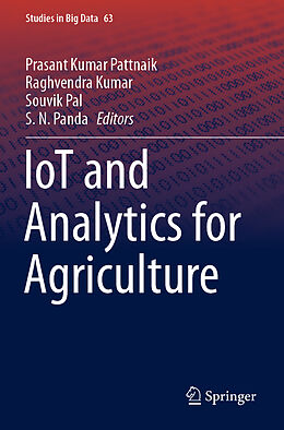 Couverture cartonnée IoT and Analytics for Agriculture de 