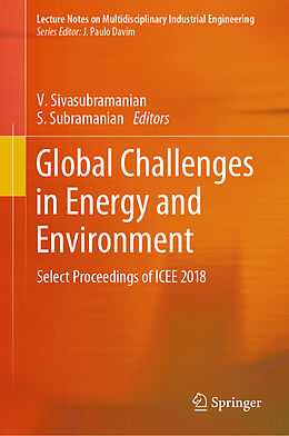 Fester Einband Global Challenges in Energy and Environment von 