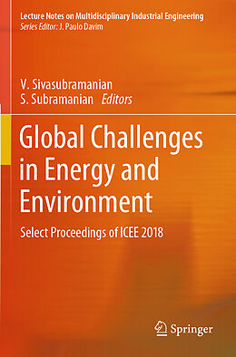 Kartonierter Einband Global Challenges in Energy and Environment von 