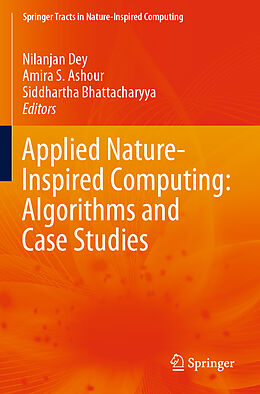 Couverture cartonnée Applied Nature-Inspired Computing: Algorithms and Case Studies de 