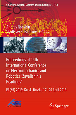 Couverture cartonnée Proceedings of 14th International Conference on Electromechanics and Robotics  Zavalishin's Readings  de 