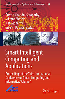 Couverture cartonnée Smart Intelligent Computing and Applications de 