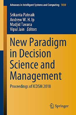 Couverture cartonnée New Paradigm in Decision Science and Management de 