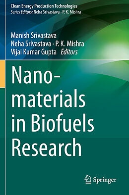 Couverture cartonnée Nanomaterials in Biofuels Research de 