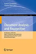 E-Book (pdf) Document Analysis and Recognition von 