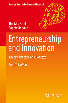 Livre Relié Entrepreneurship and Innovation de Sophie Reboud, Tim Mazzarol