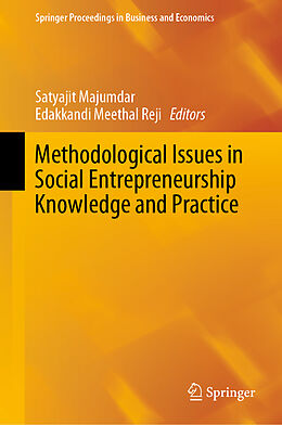 Livre Relié Methodological Issues in Social Entrepreneurship Knowledge and Practice de 