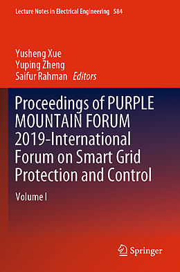 Kartonierter Einband Proceedings of PURPLE MOUNTAIN FORUM 2019-International Forum on Smart Grid Protection and Control von 
