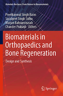 Couverture cartonnée Biomaterials in Orthopaedics and Bone Regeneration de 