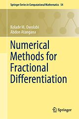 eBook (pdf) Numerical Methods for Fractional Differentiation de Kolade M. Owolabi, Abdon Atangana