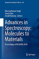 eBook (pdf) Advances in Spectroscopy: Molecules to Materials de 