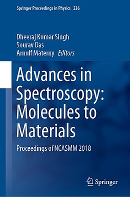 eBook (pdf) Advances in Spectroscopy: Molecules to Materials de 